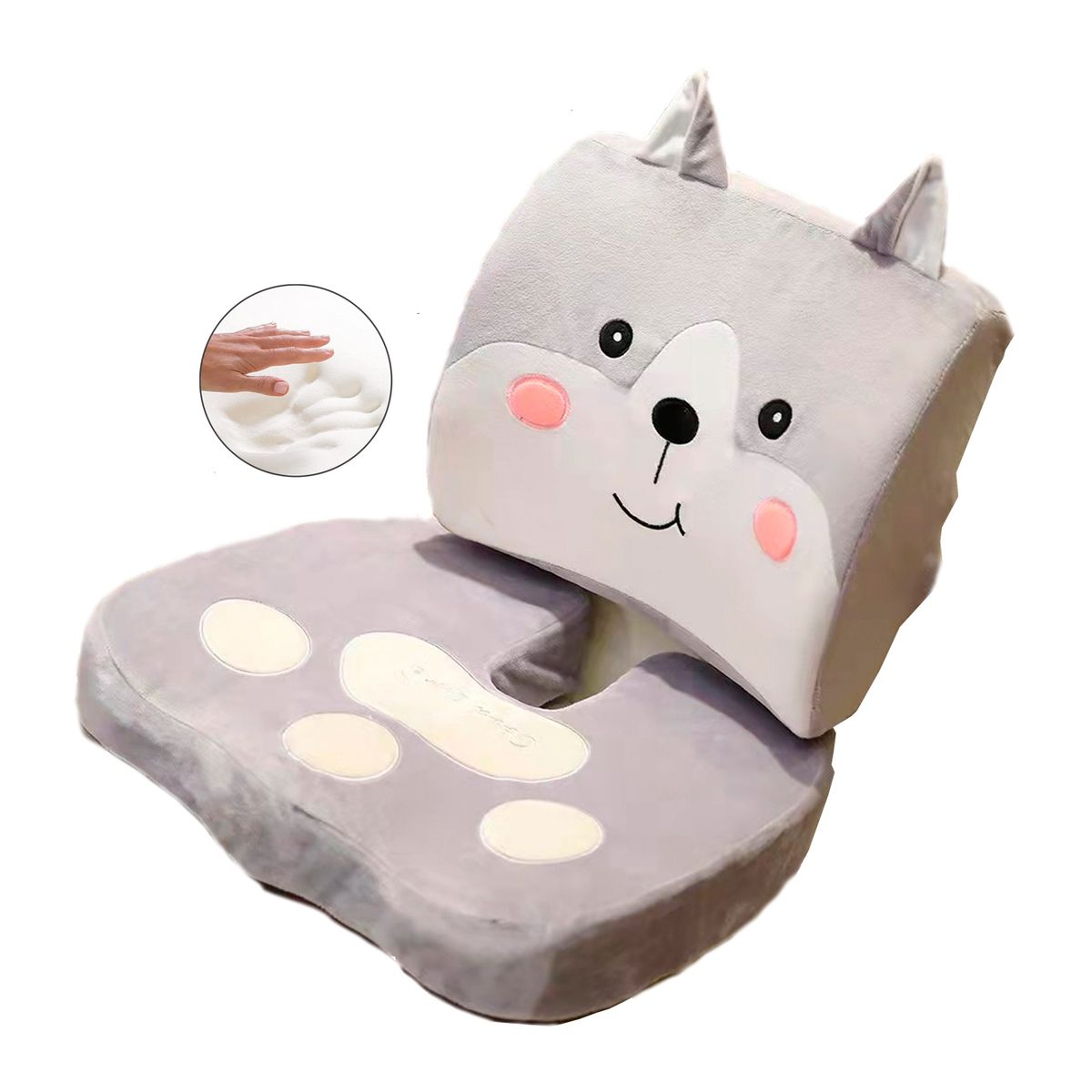 KTANA - Kit Cojines Ergonómicos Ktana Diseño Gris