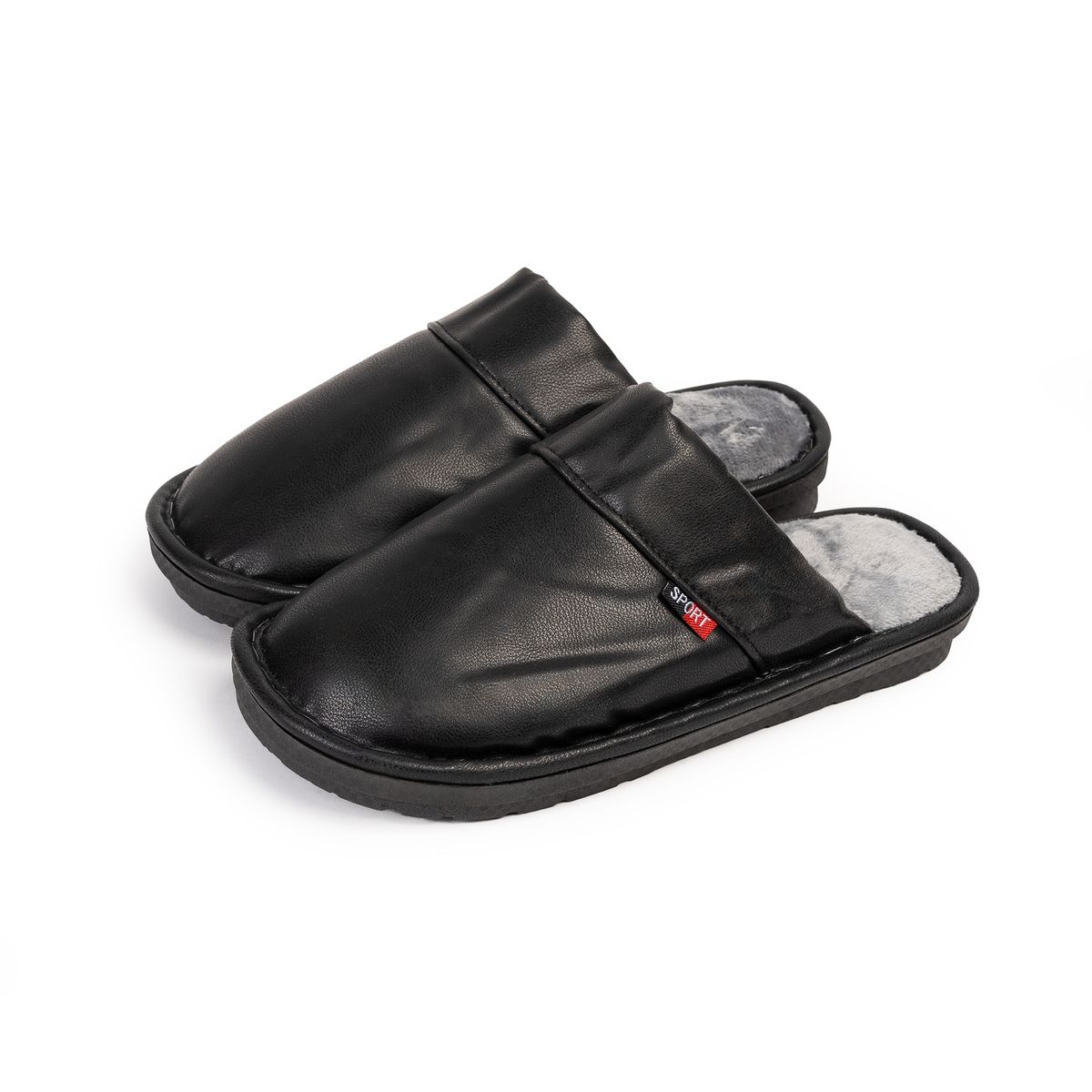 CARBIN - Pantufla Hombre Negro Michel Carbin