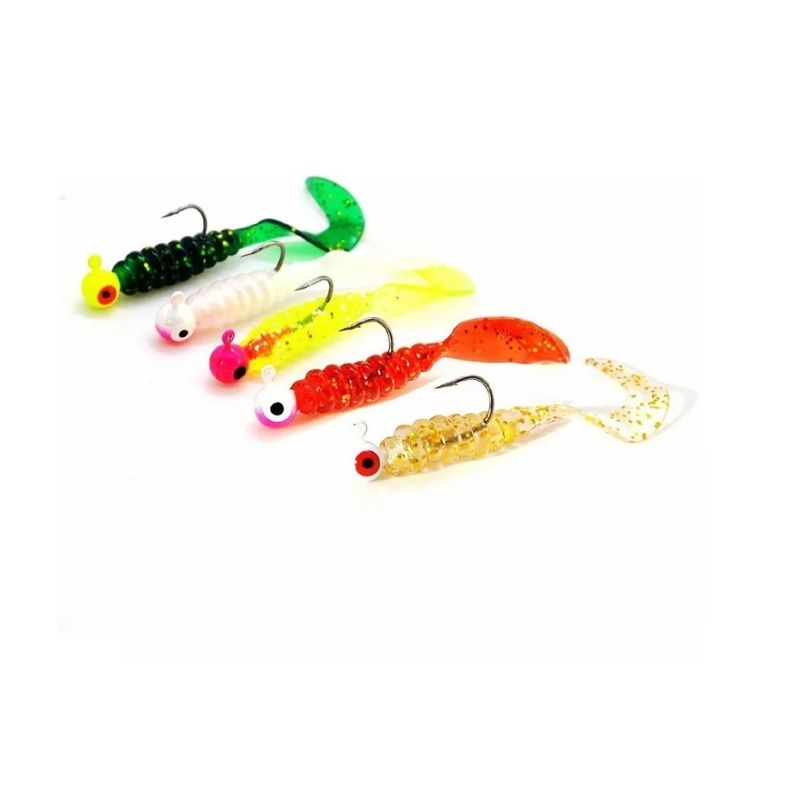 GENERICO - Pack 20 Señuelos De Pesca 5 Cm Con Anzuelo+ Envío Gratis