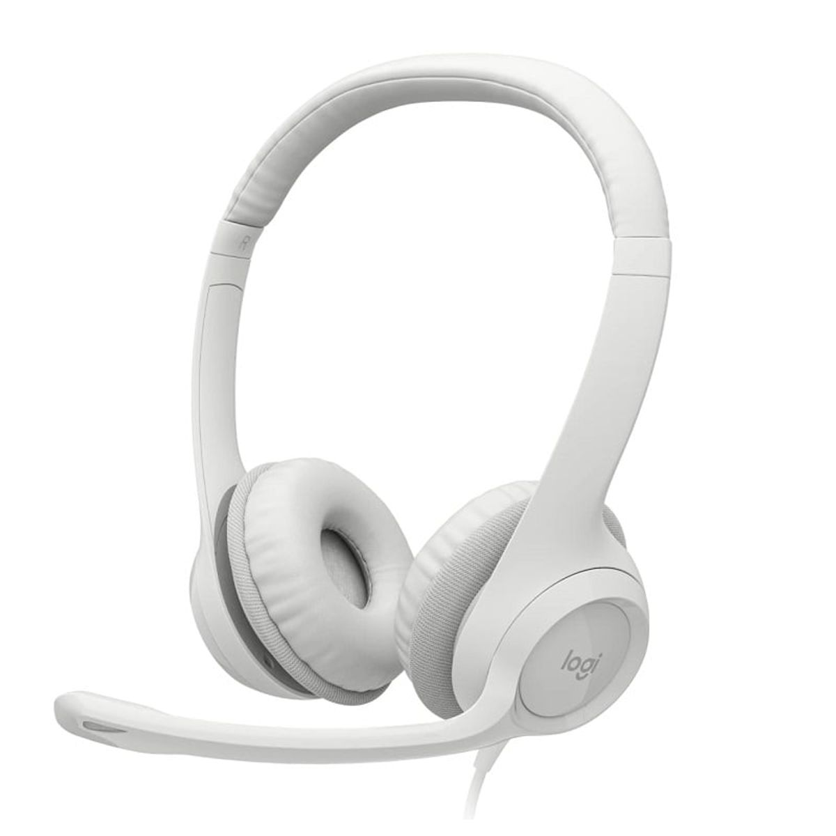 LOGITECH - Audifonos Logitech H390 con Micrófono Alam. 1.9 Metros USB Blanco