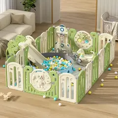 VOYAGE - Corral Bear Green + Centro de Juegos 193X234cm