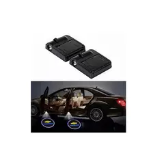 GENERICO - 2 Luz De Cortesia O Proyector Led Logo Para Puerta Chevrolet