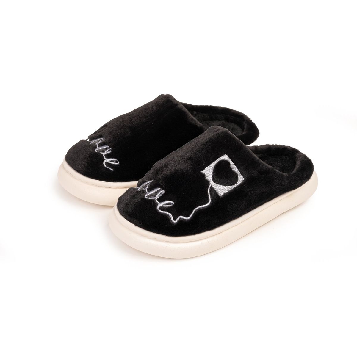 CARBIN - Pantufla Mujer Negro Babette Carbin