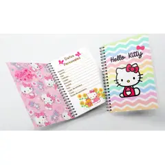 GENERICO - Libreta Hello Kitty Sanrio Arcoíris