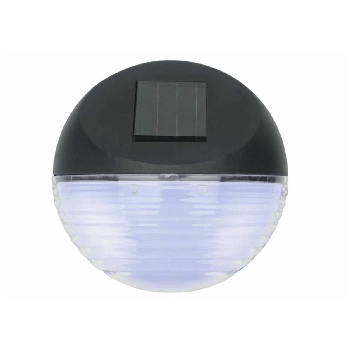 GENERICO - Pack 2 Lampara Solar Redonda Sensor Fotocélula Para Pared