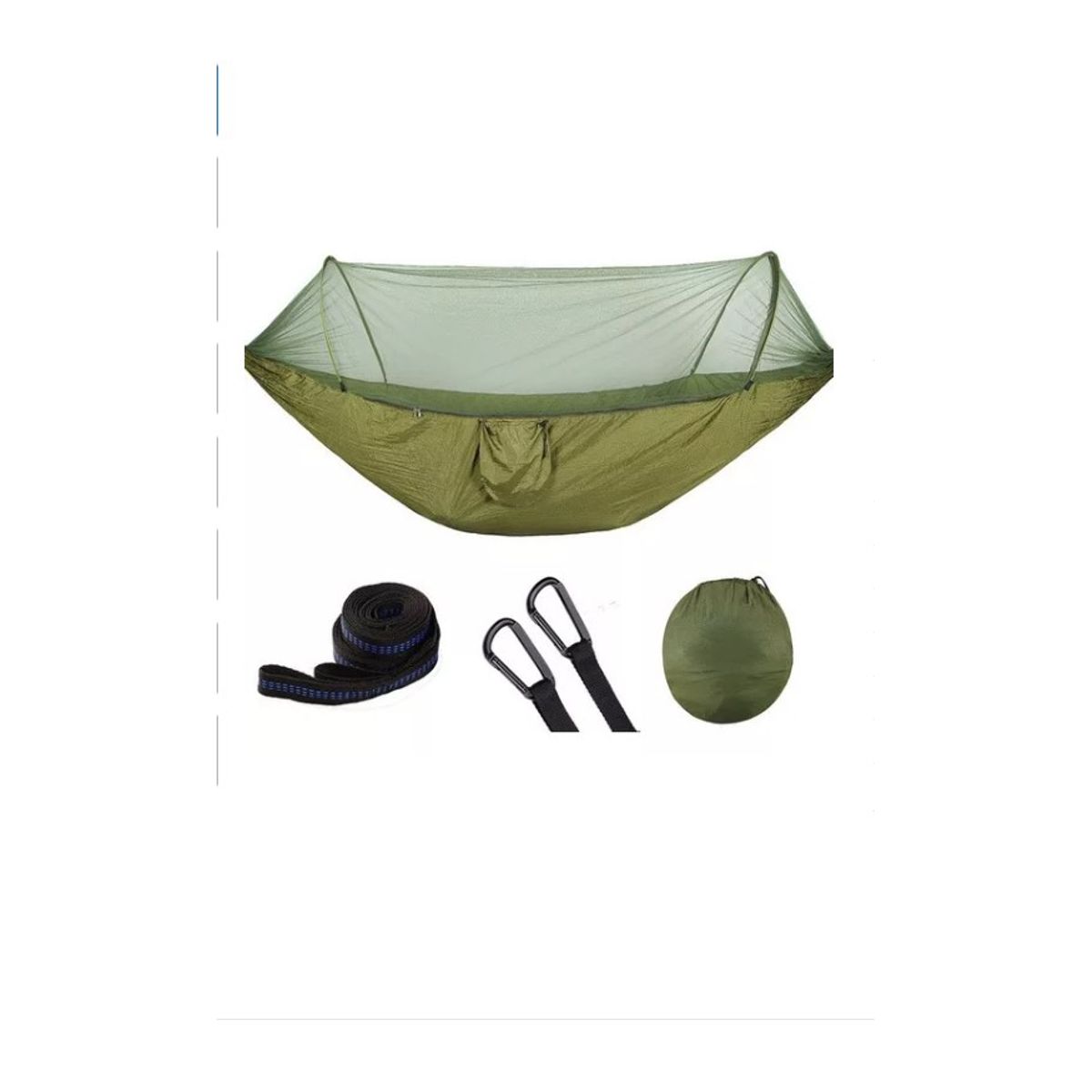 GENERICO - Hamaca Portatil De Camping Con Mosquitero Camuflaje
