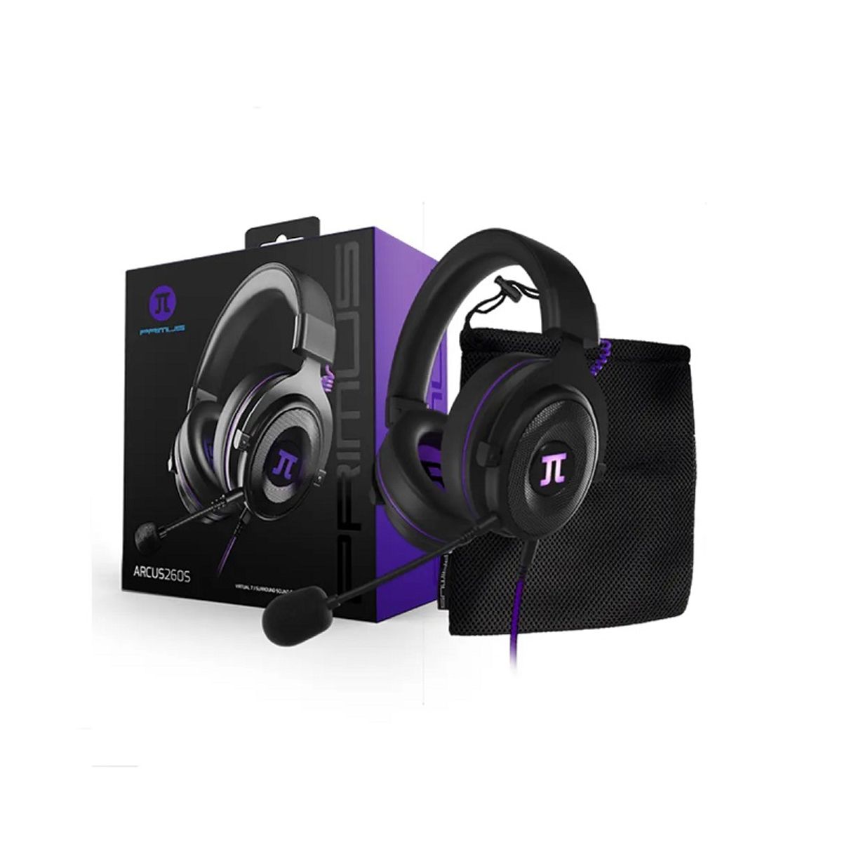 PRIMUS GAMING - Audifonos Primus Gaming Arcus 260S Iluminacion Led Color Negro