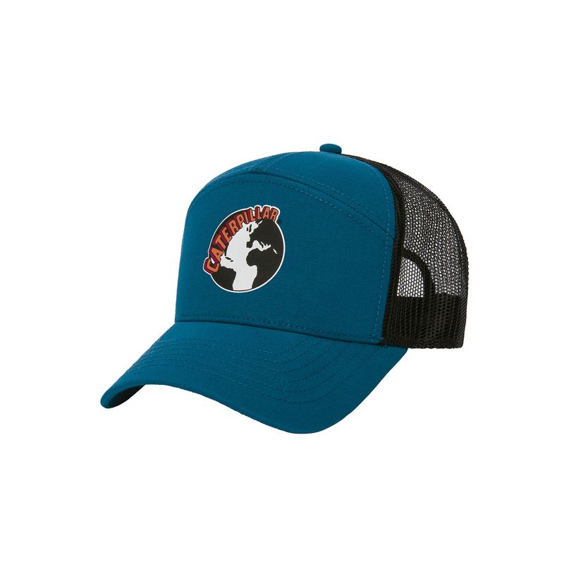 CAT - Jockey Hombre Street Vibes -Panel Mesh Back Celeste CAT