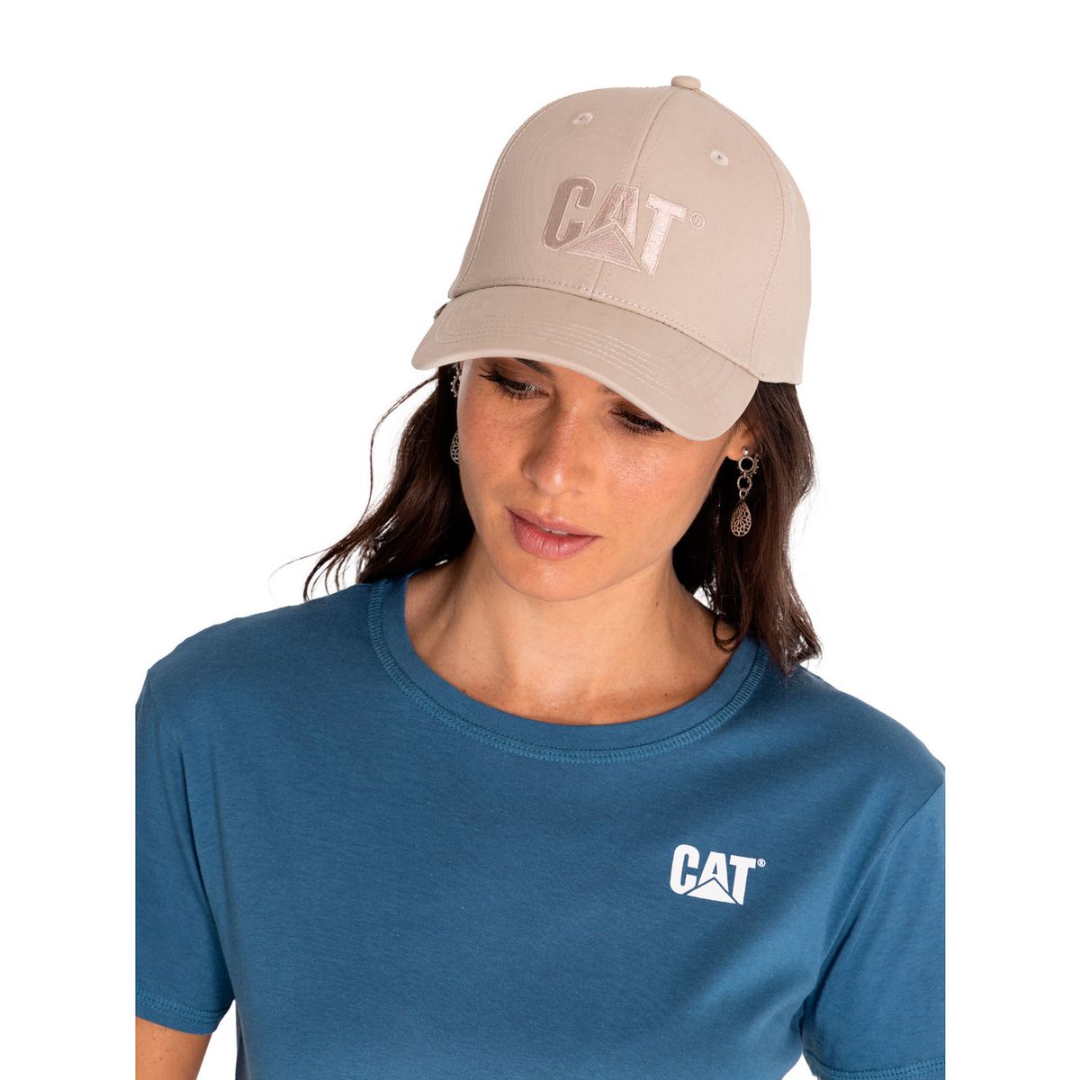 CAT - Jockey Casual Hombre Classic Logo Hat Beige/Crudo CAT