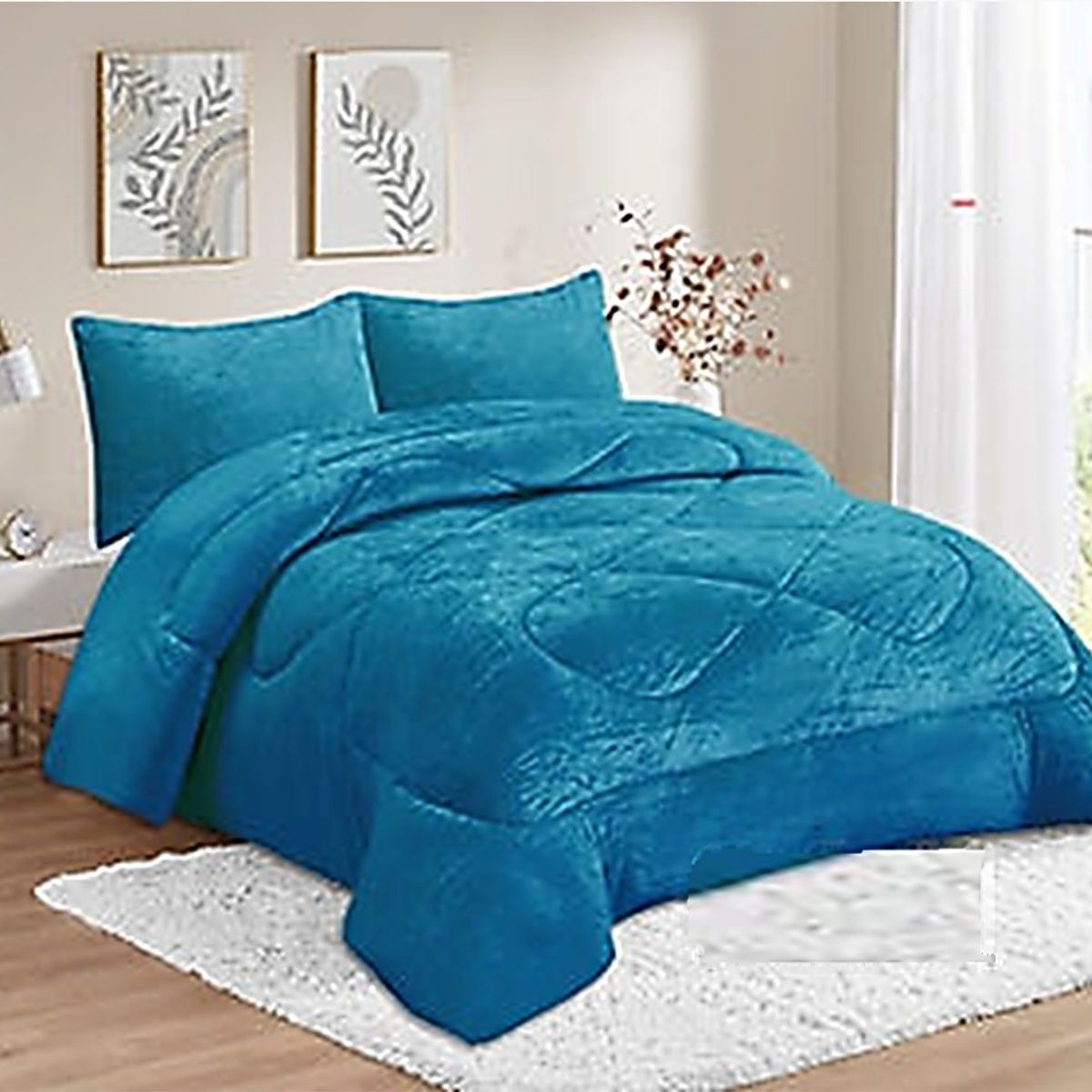 GENERICO - COBERTOR CON CHIPORRO KING UNICOLOR GSOL