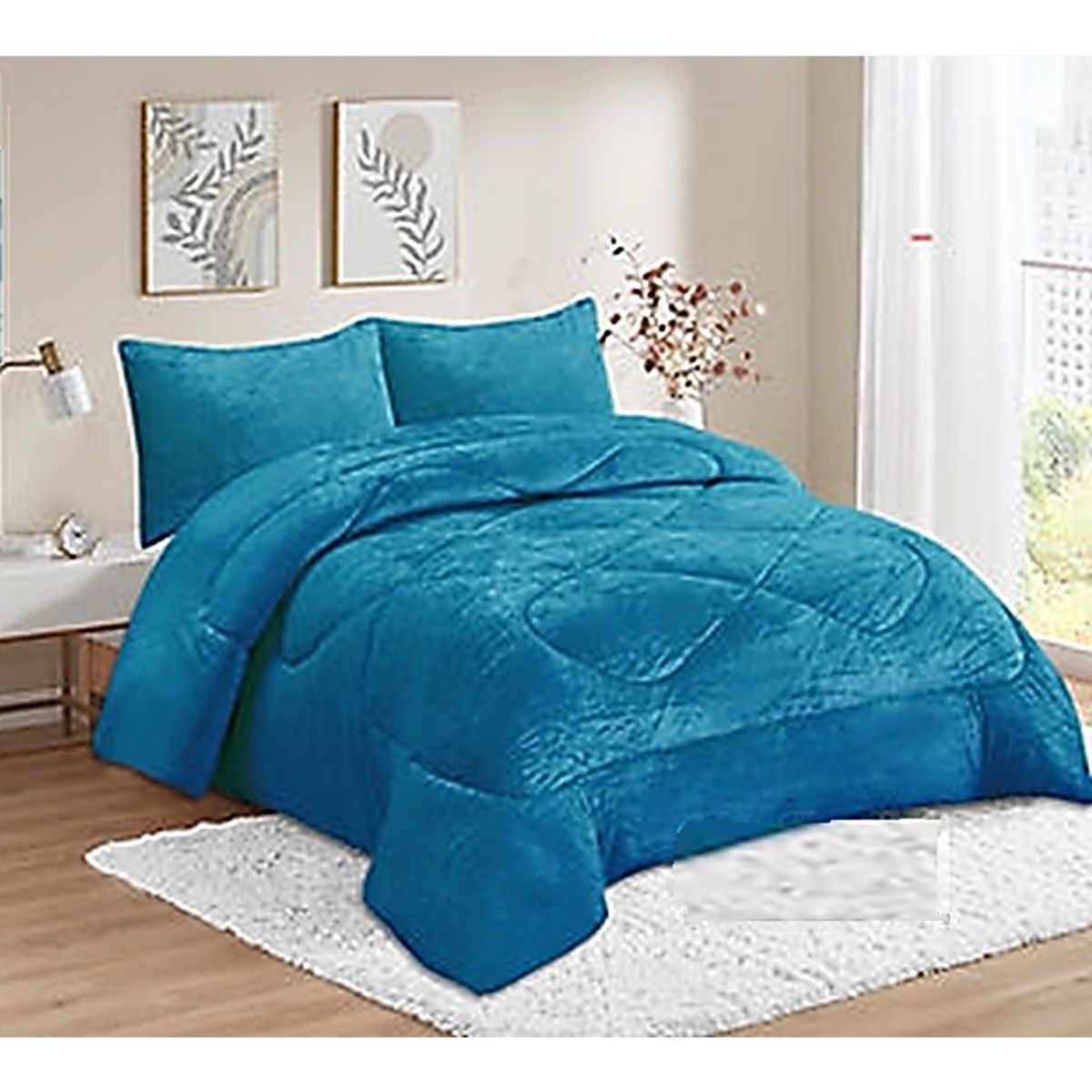 GENERICO - COBERTOR CON CHIPORRO KING UNICOLOR GSOL