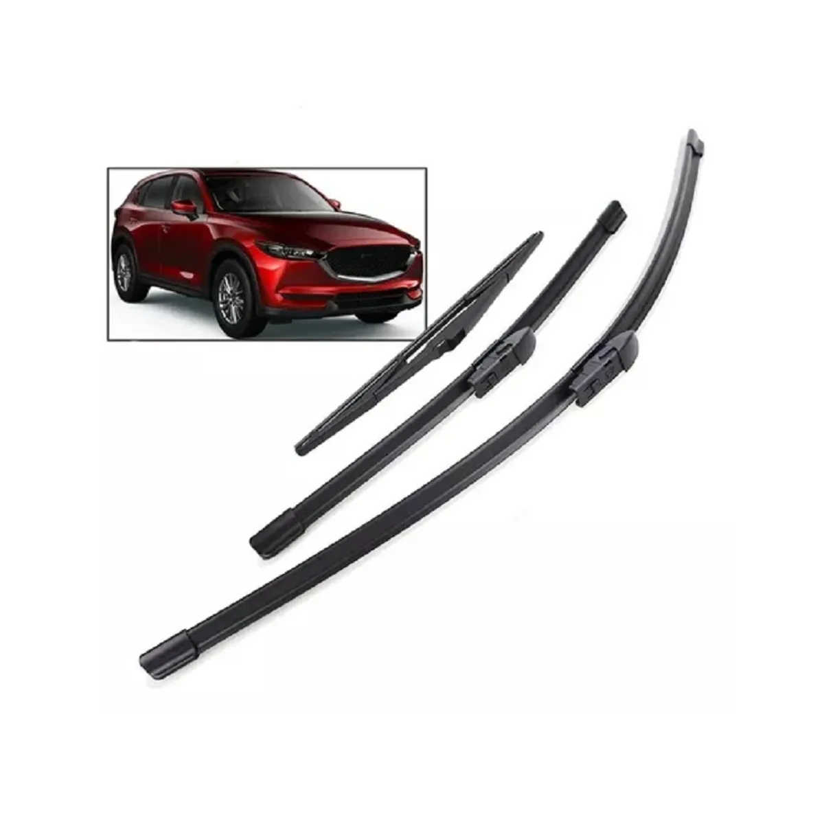 GENERICO - Kit Plumillas Limpiaparabrisas Mazda Cx5 2017-2023