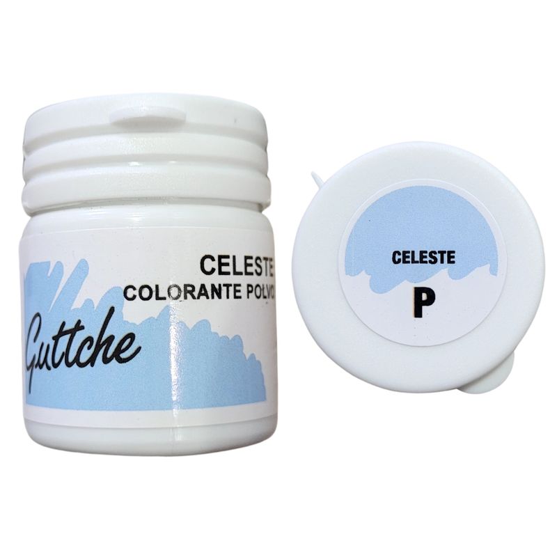 GENERICO - Colorante Comestible En Polvo Guttche 20gr Celeste