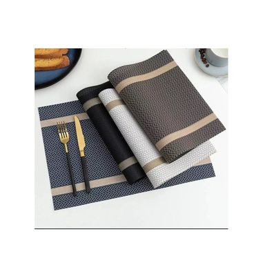 Imagen 2 del producto Set 6 Individuales De Mesa Rectangular Diseños Negro