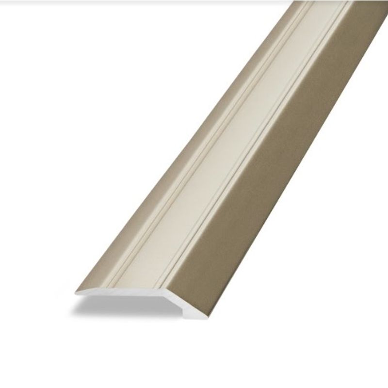 VERONA - Perfil GAP  Aluminio Nquel Mate para Piso Vinilico