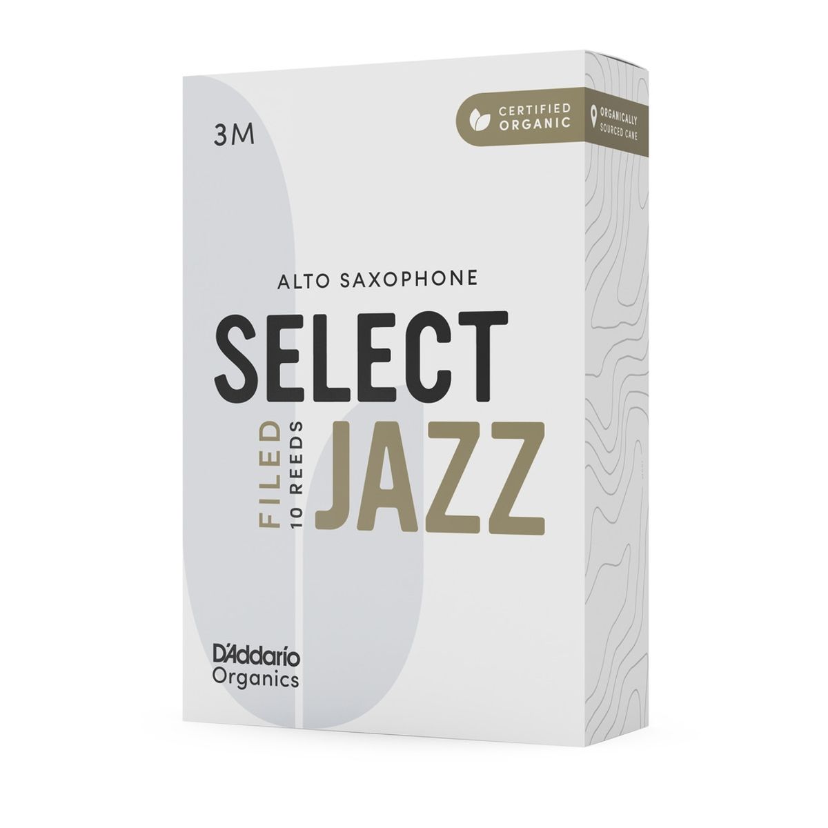 DADDARIO - Cañas Saxo Alto 3M Organic Jazz Pack 10 ORSF10ASX3M Daddario