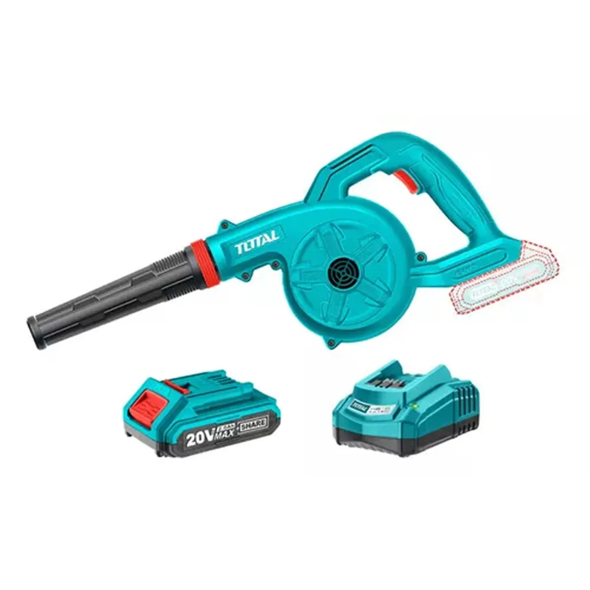 TOTAL TOOLS - Soplador Inalambrico 20v Bateria + Cargador Total TABLI2002822