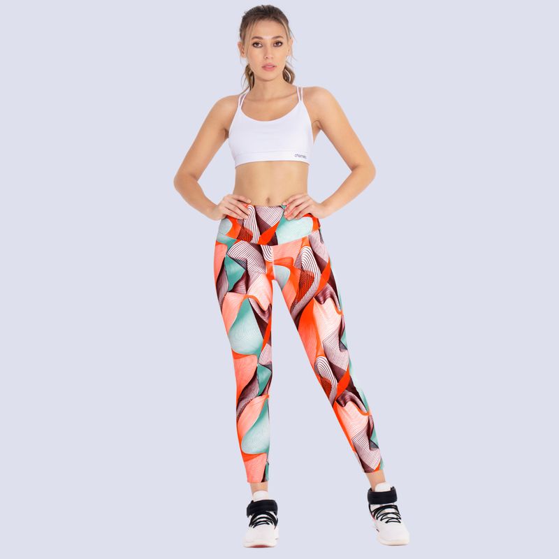 CHAMELA - Calza Leggins Deportiva Mujer Tiro Alto OUTLET 40769 Chamela