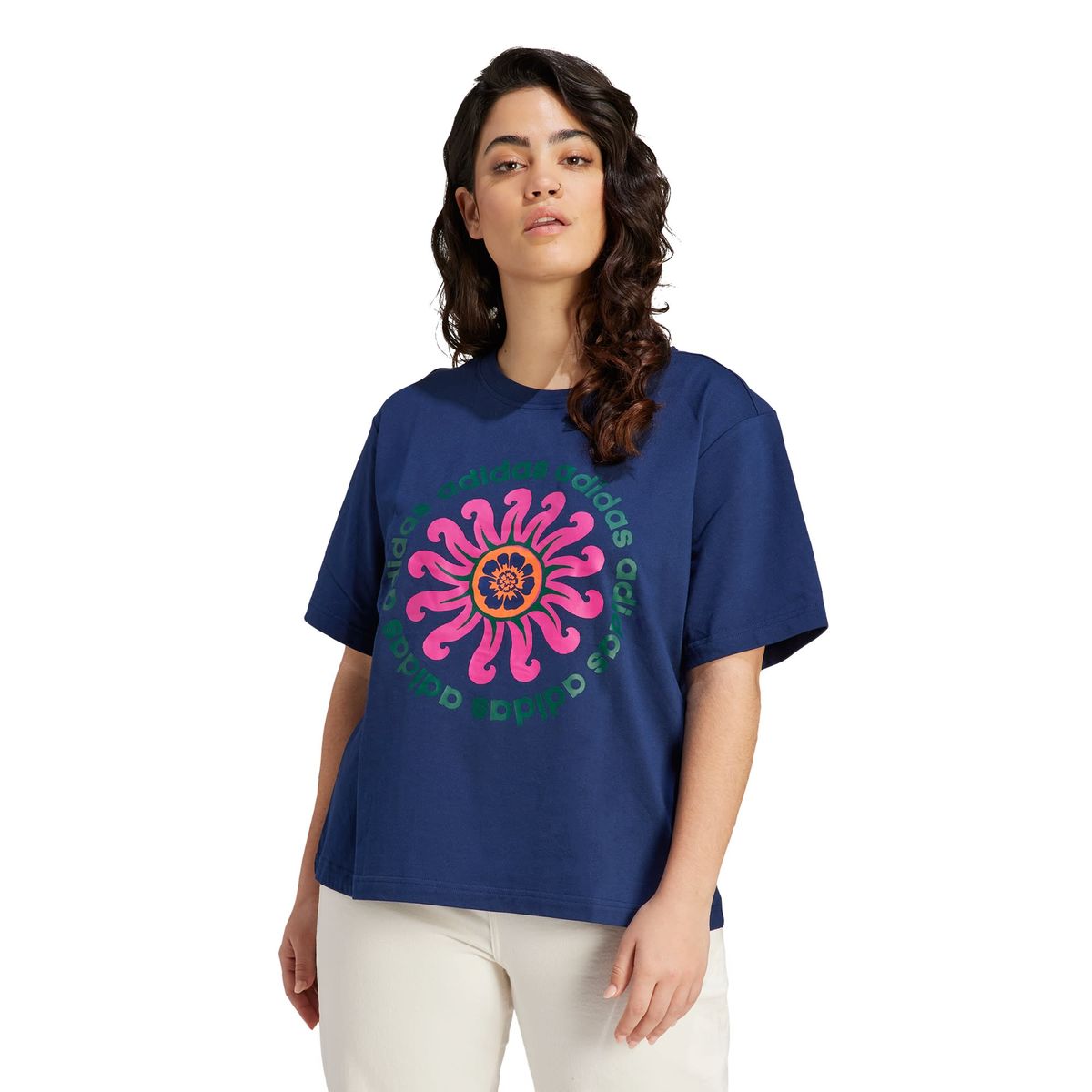 ADIDAS - Polera Estampada adidas x FARM Rio (Tallas Grandes)