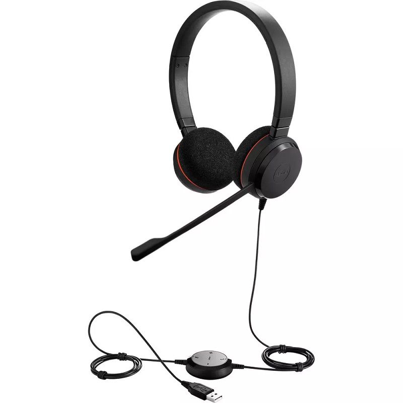 JABRA - Audífono Jabra Evolve 20 MS Stereo Profesional Negro