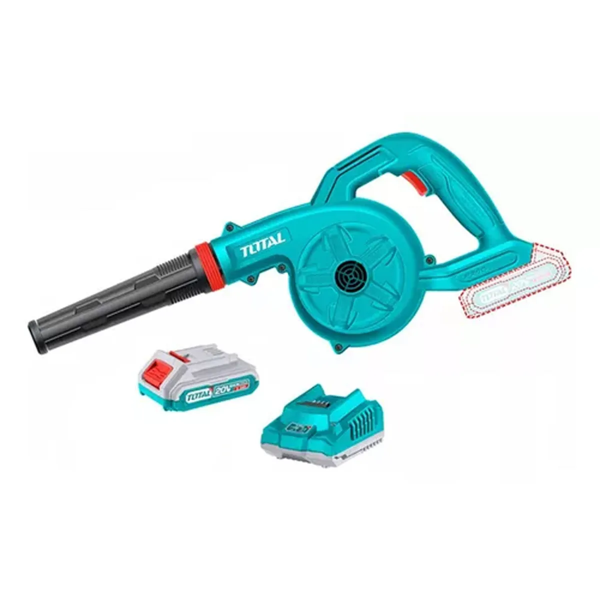 TOTAL TOOLS - Soplador Inalambrico 20v Bateria+ Cargador Total Tabli200281