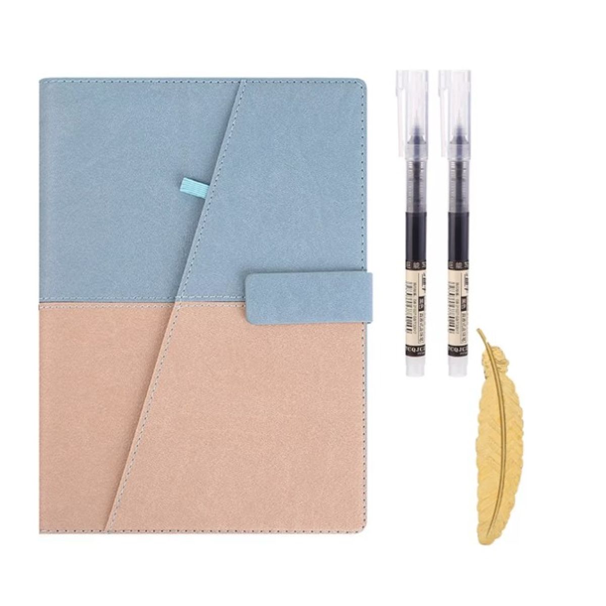 GENERICO - Magnética Hebilla Cuaderno Agenda Inteligent Ecológica Cuero