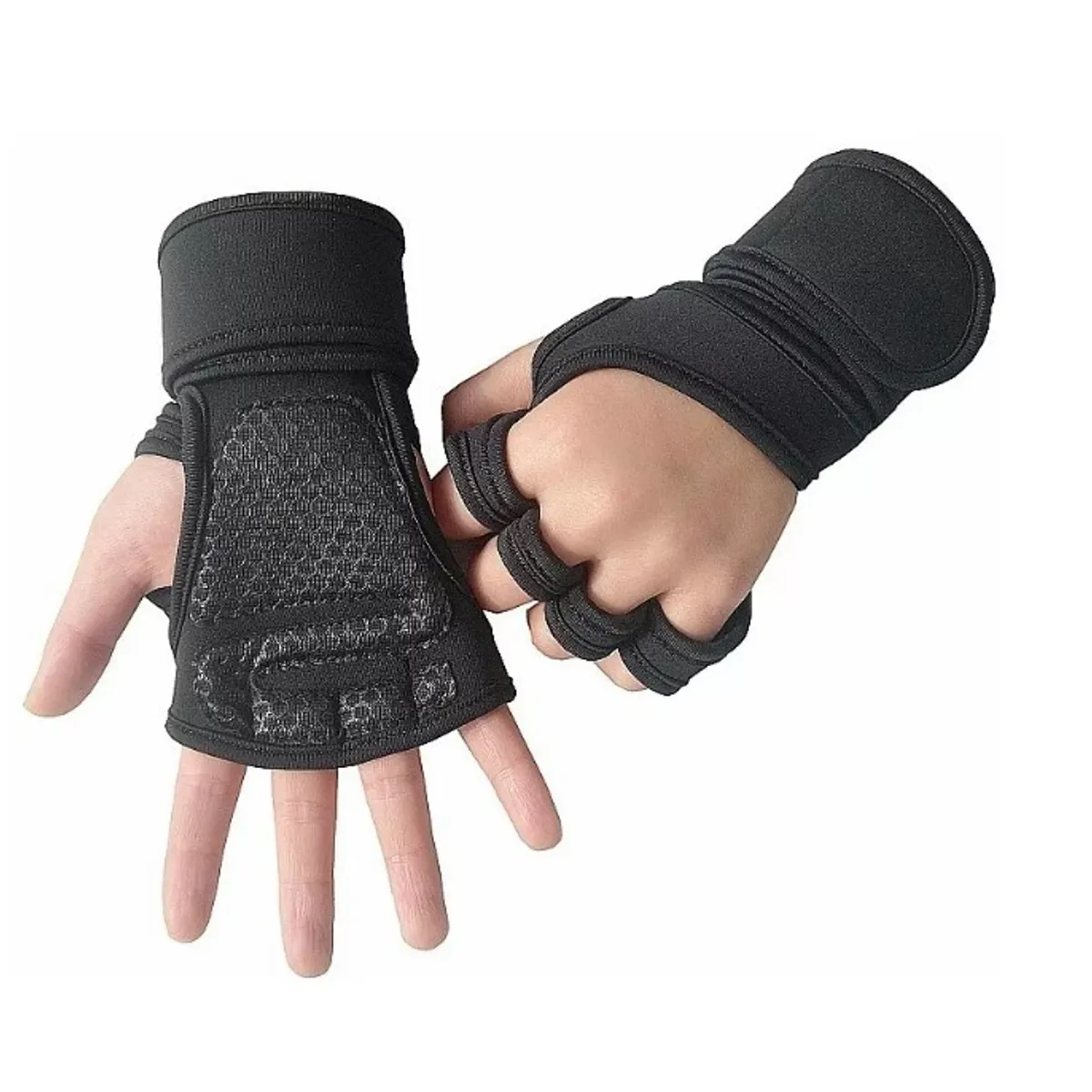 GENERICO - Guantes Calleras Para Pesas Con Soporte De Muñeca Gym