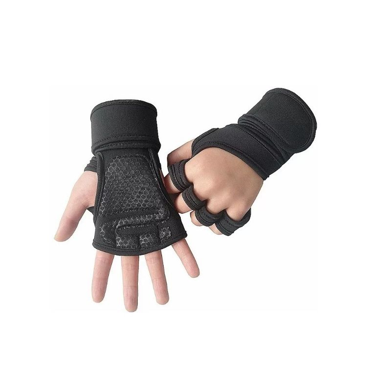 GENERICO - Guantes Calleras Para Pesas Con Soporte De Muñeca Gym
