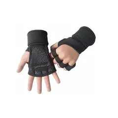 GENERICO - Guantes Calleras Para Pesas Con Soporte De Muñeca Gym