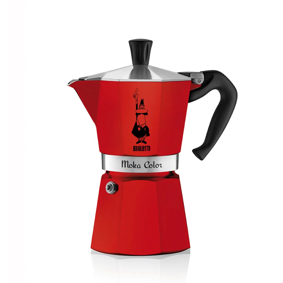 BIALETTI - Cafetera Italiana 6 Tazas 270ml Roja Bialetti