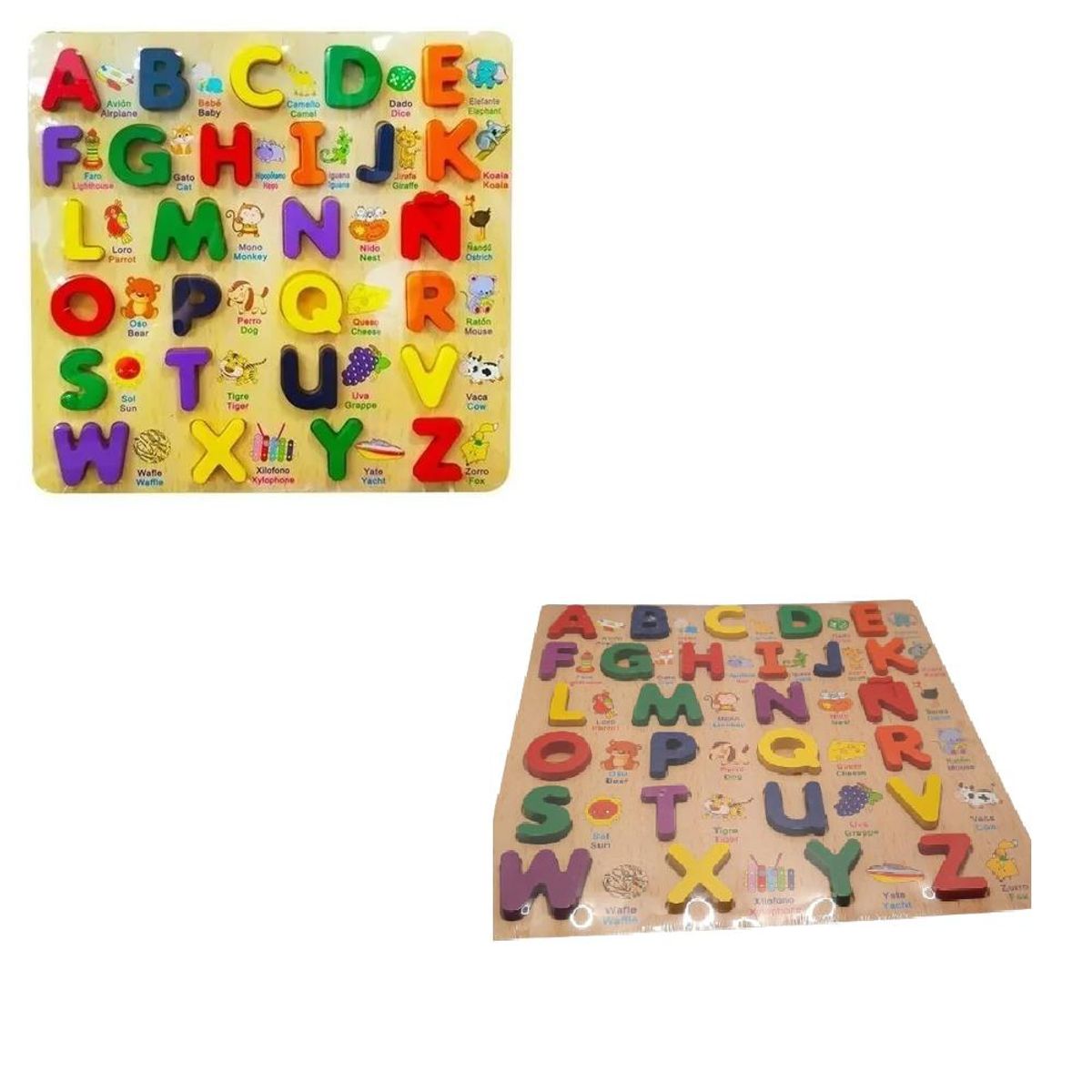 ARTIDIX - Tabla del Abecedario de Madera para Niños