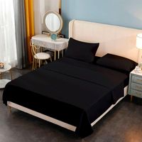 Sabana Premium Algodón 188 Hilos - Negro - King