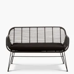 FORM DESIGN - Banca Terraza Ratan Creta Negro Form