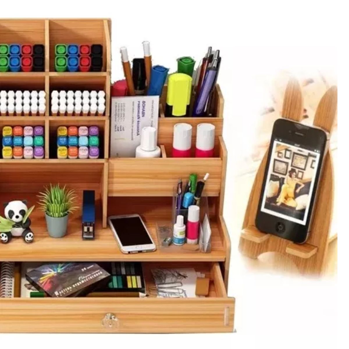 GENERICO - Organizador De Lápices Plumones Oficina Escritorio