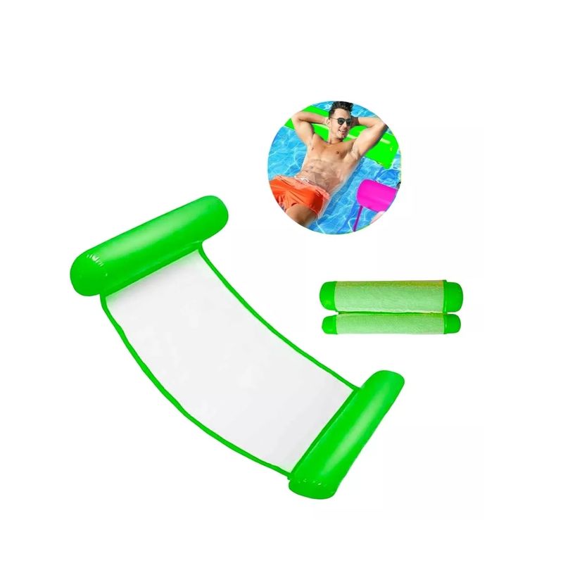 GENERICO - Flotador Silla Hamaca Colchón Inflable Piscina