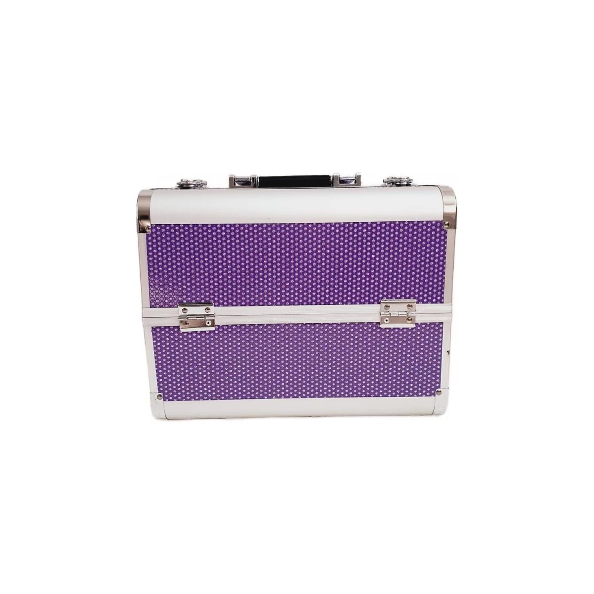 GENERICO - Maleta Multiuso Manicure Profesional  - Fucsia Gliter