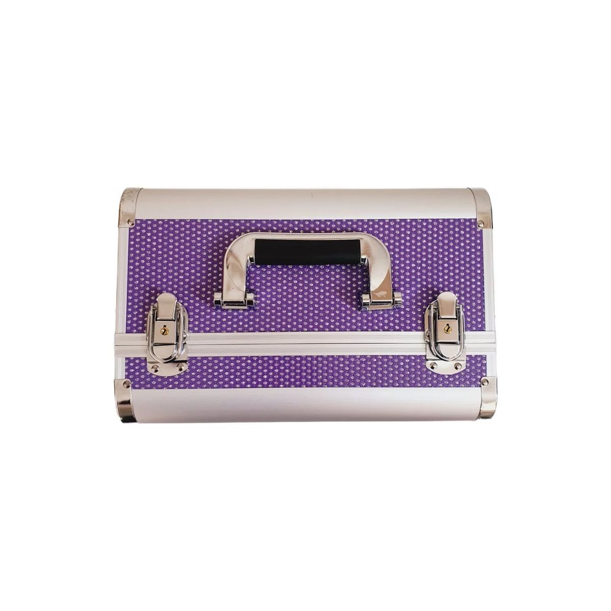 GENERICO - Maleta Multiuso Manicure Profesional  - Fucsia Gliter