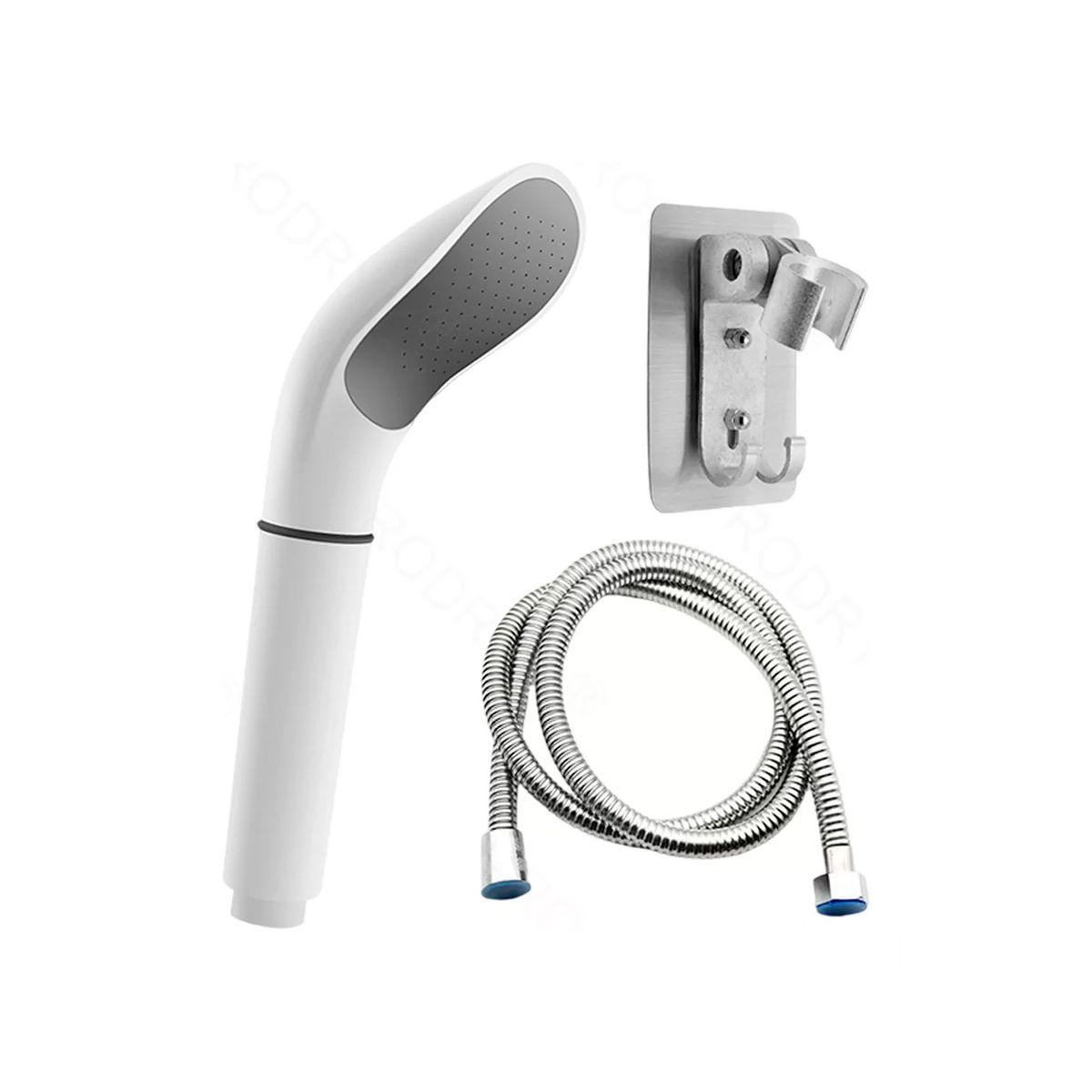 GENERICO - Kit De Ducha Teléfono Manguera Soporte Cromado Acero Inox