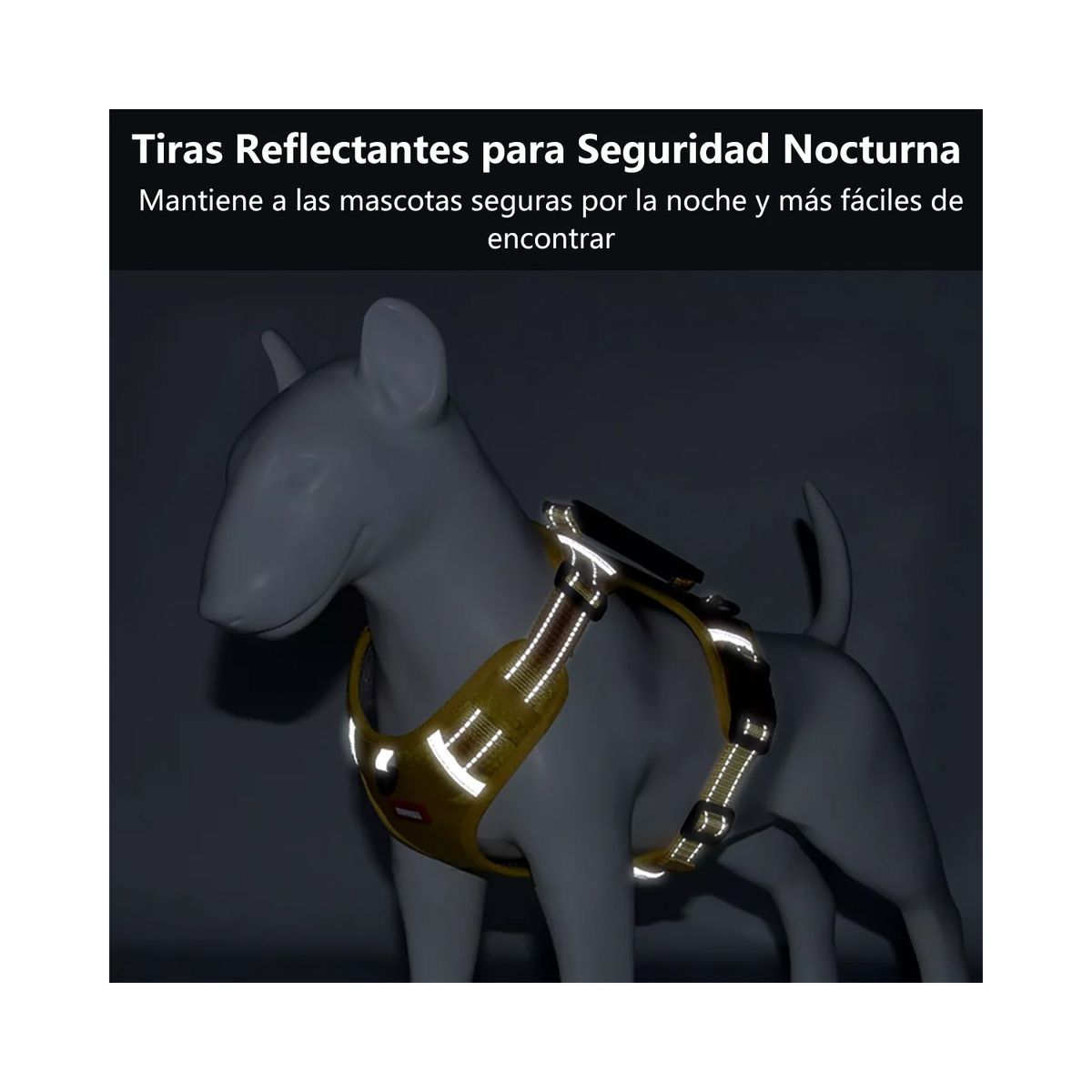 GENERICO - Arnés Reflecantes Ajustable Seguridad Acolchado Perro Xs-xl