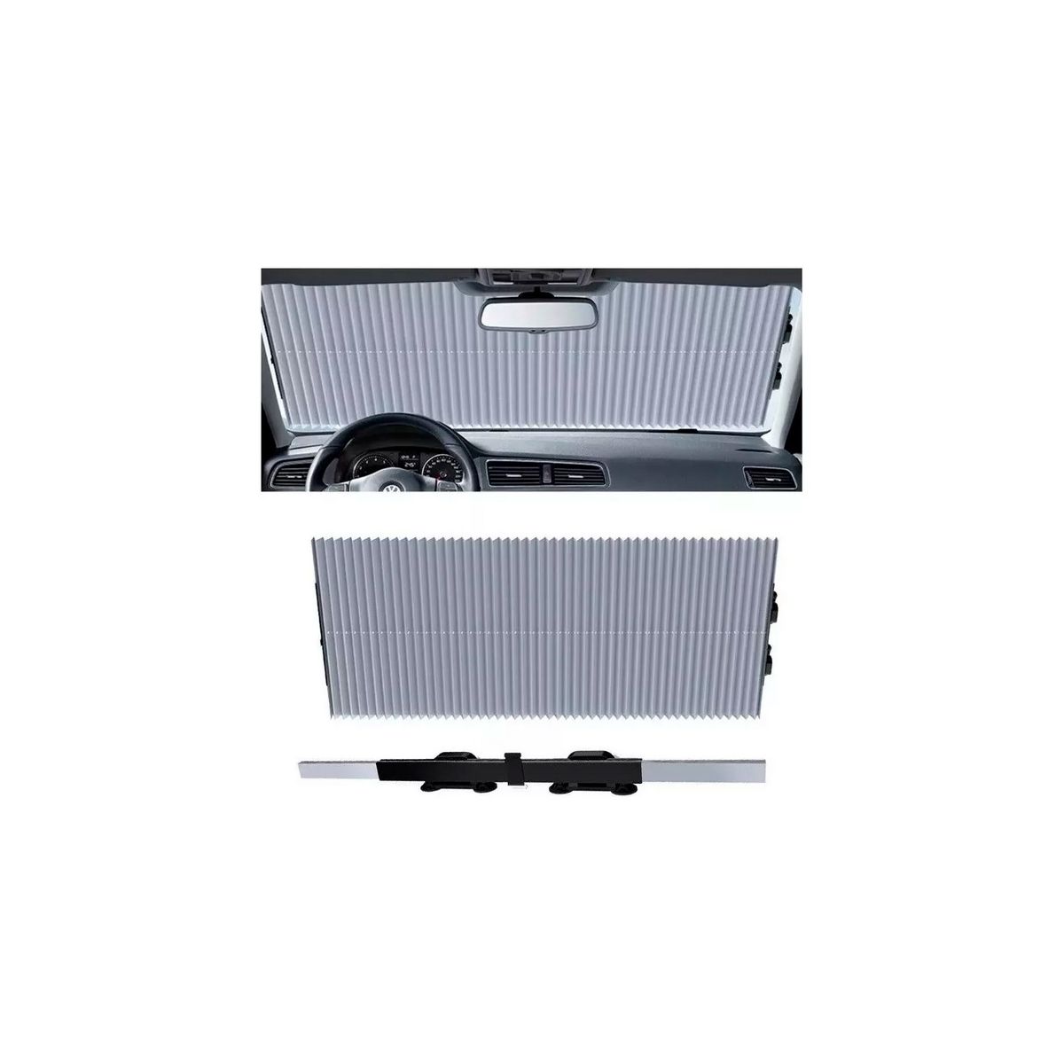 GEN - Parasol Retractil Parasol Auto Sombrilla Auto De Parabrisas