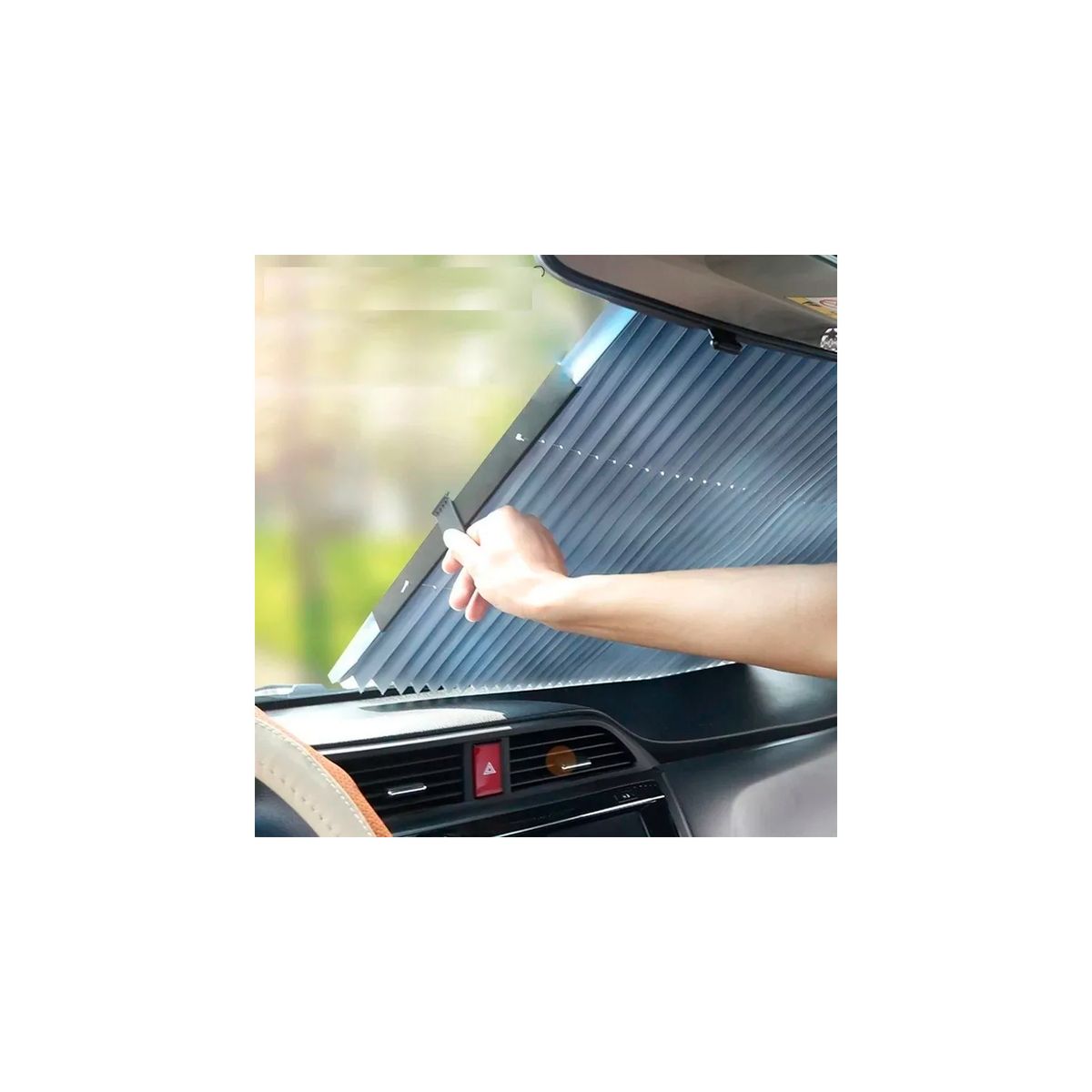 GEN - Parasol Retractil Parasol Auto Sombrilla Auto De Parabrisas