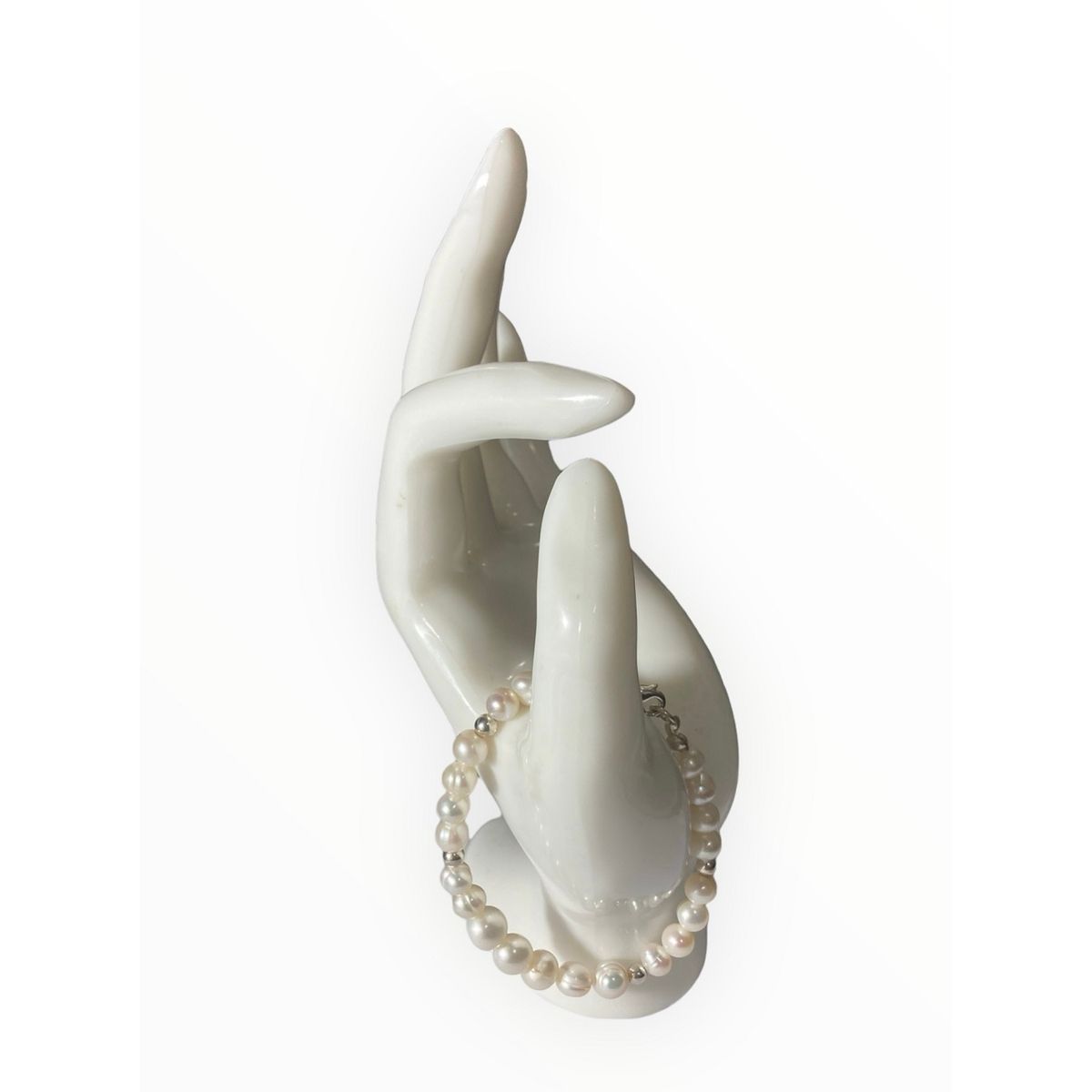 TAETHAI - Pulsera de plata 925 y Perlas de río