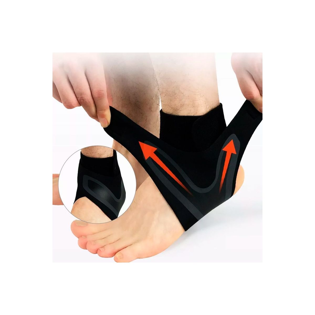 GENERAL POWER - Tobillera Deportiva De Compresión Antiesguince 1 Par