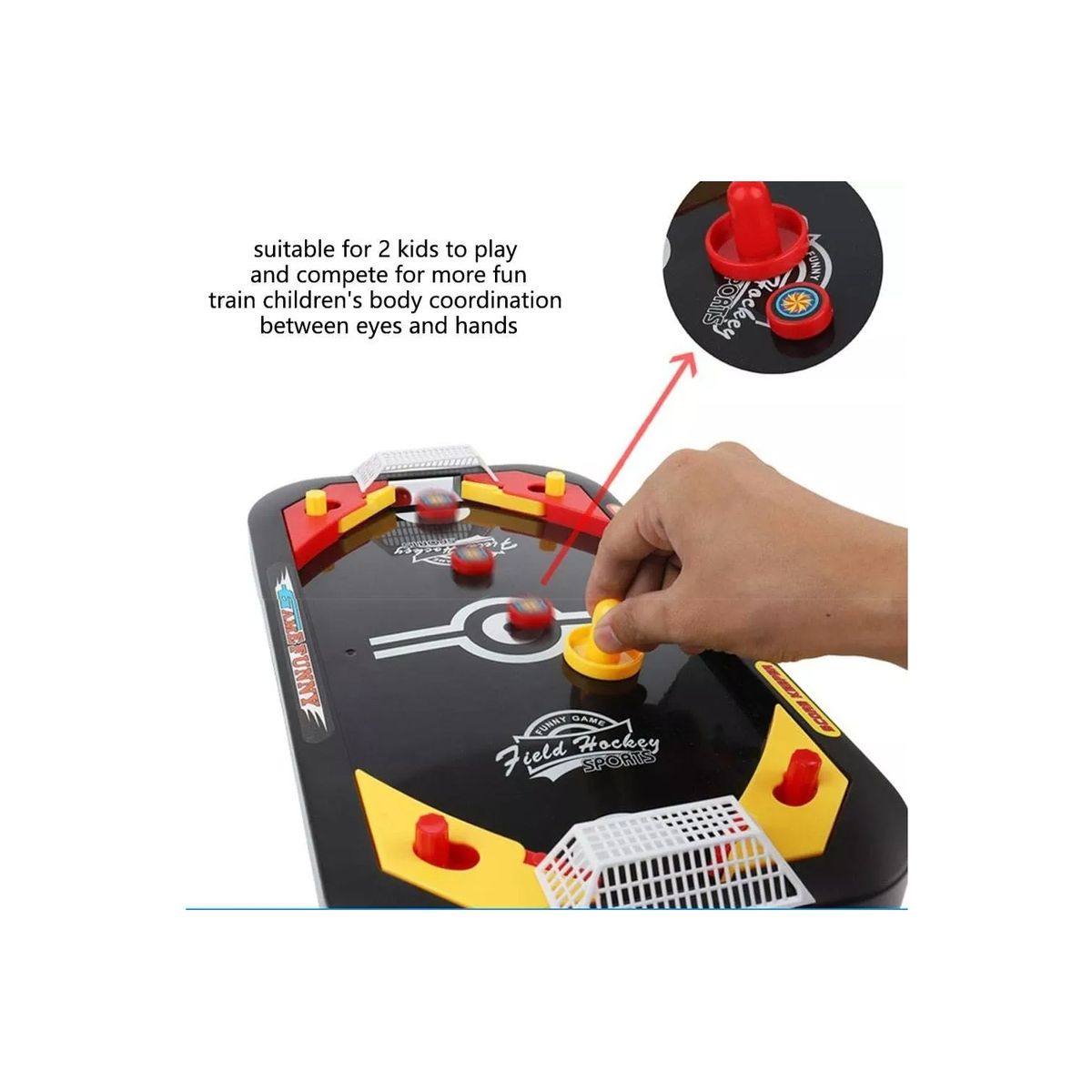 GENERICO - Juego De Mesa 2 En 1 Fútbol Hockey Juguetes Para Niños