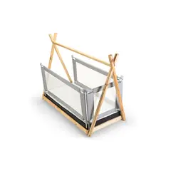 BEBE SURE - Set 3 barandas para cama 140x70 cms color gris