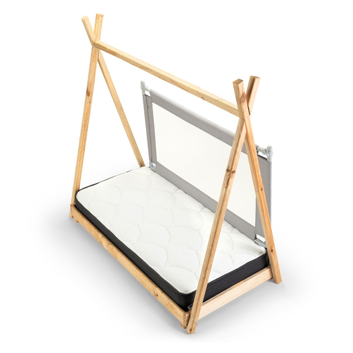 BEBE SURE - 1 Baranda Lateral 140 Cm Para Cama Montessori- Transición