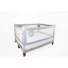 BEBE SURE - Set 4 barandas para cama 2 plazas 150x190 cm colchón bajo
