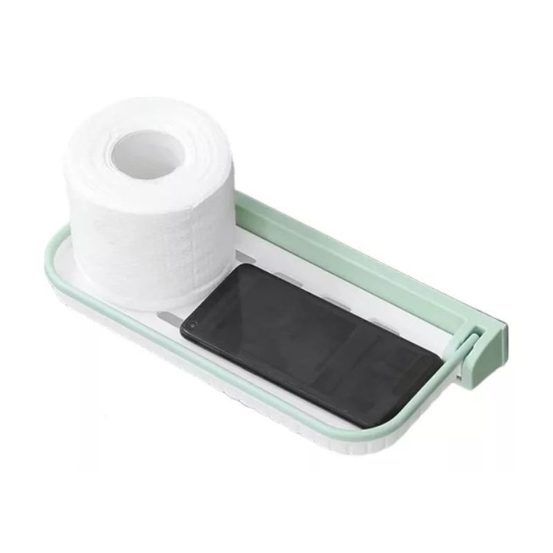 GENERICO - Repisa Estante De Baño Plegable De Pared Cocina Toallero