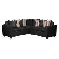 SECCIONAL 5 CUERPOS ROSES NEGRO