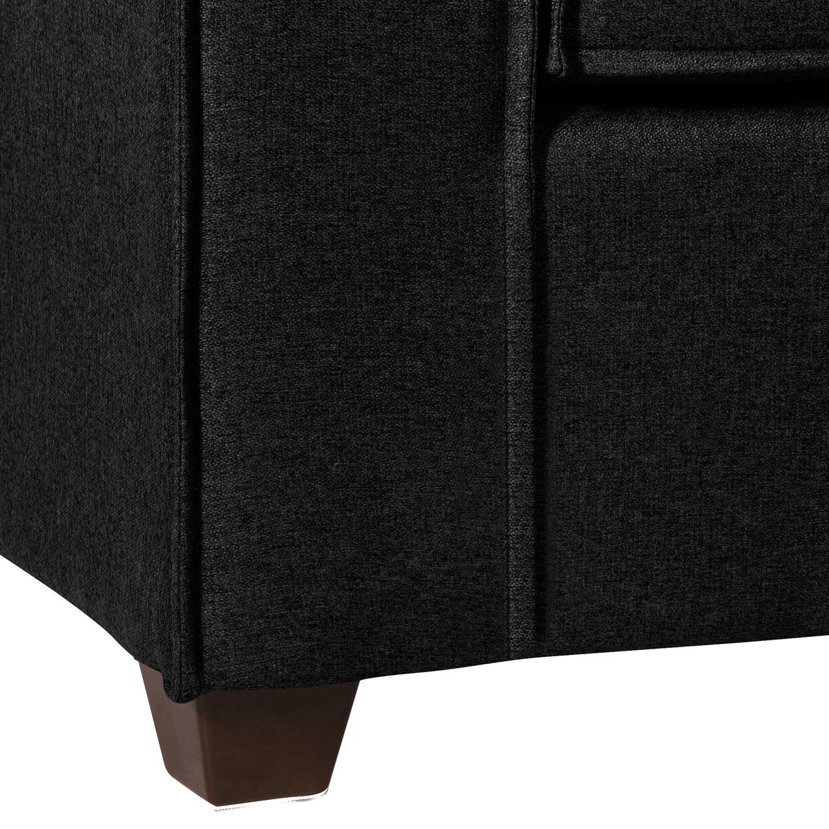 RUZAM MOBEL - SECCIONAL 5 CUERPOS ROSES NEGRO